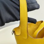 Hermes, Picotin Lock, 18, Yellow, Very Very  Good - Image 24