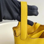 Hermes, Picotin Lock, 18, Yellow, Very Very  Good - Image 26