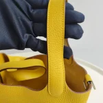 Hermes, Picotin Lock, 18, Yellow, Very Very  Good - Image 27