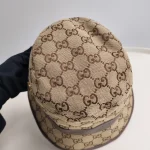 Gucci, GG Canvas Bucket Hat, M, Beige, Very Very  Good - Image 9