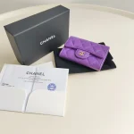 Chanel, Classic Card Holder, , Purple, Like New - Image 2