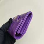 Chanel, Classic Card Holder, , Purple, Like New - Image 7