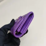 Chanel, Classic Card Holder, , Purple, Like New - Image 9