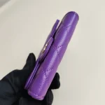 Chanel, Classic Card Holder, , Purple, Like New - Image 10
