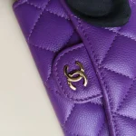 Chanel, Classic Card Holder, , Purple, Like New - Image 12