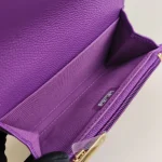 Chanel, Classic Card Holder, , Purple, Like New - Image 17