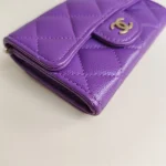 Chanel, Classic Card Holder, , Purple, Like New - Image 22