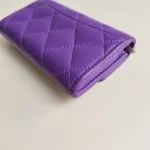Chanel, Classic Card Holder, , Purple, Like New - Image 24