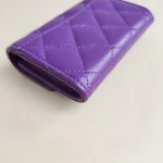 Chanel, Classic Card Holder, , Purple, Like New - Image 25