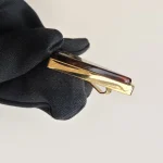 Prada, Symbole Hair Clip, , Brown, Like New - Image 8
