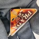Prada, Symbole Hair Clip, , Brown, Like New - Image 17