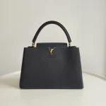 Louis Vuitton, Capucines, GM, Black, Very Very  Good - Image 2