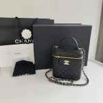 Chanel, Vanity Case with Top Handle, , Black, New - Image 2