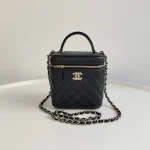 Chanel, Vanity Case with Top Handle, , Black, New - Image 3