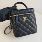 Chanel, Vanity Case with Top Handle, , Black, New - Image 4