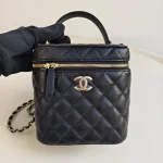 Chanel, Vanity Case with Top Handle, , Black, New - Image 6