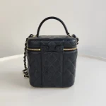 Chanel, Vanity Case with Top Handle, , Black, New - Image 9