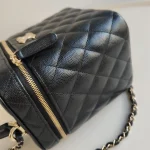 Chanel, Vanity Case with Top Handle, , Black, New - Image 14