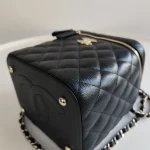 Chanel, Vanity Case with Top Handle, , Black, New - Image 15