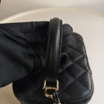 Chanel, Vanity Case with Top Handle, , Black, New - Image 22