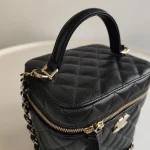 Chanel, Vanity Case with Top Handle, , Black, New - Image 25
