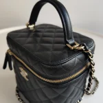 Chanel, Vanity Case with Top Handle, , Black, New - Image 26