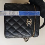 Chanel, Vanity Case with Top Handle, , Black, New - Image 38