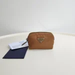 Prada, Cosmetic Case, , Brown, Like New - Image 2