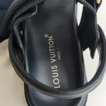 Louis Vuitton, Sunset Flat Comfort Sandal , 39, Black, Very Very  Good - Image 15