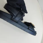 Louis Vuitton, Sunset Flat Comfort Sandal , 39, Black, Very Very  Good - Image 17