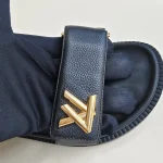 Louis Vuitton, Sunset Flat Comfort Sandal , 39, Black, Very Very  Good - Image 20