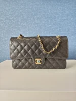 Chanel, Classic Double Flap Bag, 10", Black, New - Image 2