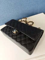 Chanel, Classic Double Flap Bag, 10", Black, New - Image 13