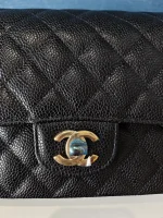 Chanel, Classic Double Flap Bag, 10", Black, New - Image 20