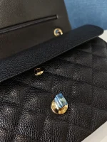 Chanel, Classic Double Flap Bag, 10", Black, New - Image 26
