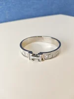 Hermes, Hermes Clic H "Bijoux Trompe I'Oiel, PM, Silver, Very Very  Good - Image 4