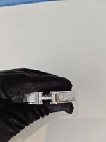 Hermes, Hermes Clic H "Bijoux Trompe I'Oiel, PM, Silver, Very Very  Good - Image 7