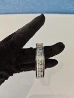 Hermes, Hermes Clic H "Bijoux Trompe I'Oiel, PM, Silver, Very Very  Good - Image 8