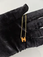 Hermes, Mini Pop H Pendant, Mini, Orange, Like New - Image 7
