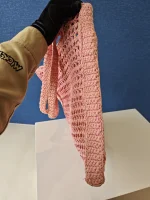 Prada, Woven Tote Bag, Regular, Pink, Very Very  Good - Image 8