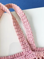 Prada, Woven Tote Bag, Regular, Pink, Very Very  Good - Image 16