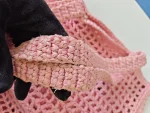 Prada, Woven Tote Bag, Regular, Pink, Very Very  Good - Image 17