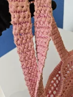 Prada, Woven Tote Bag, Regular, Pink, Very Very  Good - Image 19