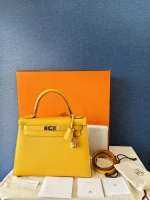 Hermes, Kelly, 28, Yellow, Like New - Image 2