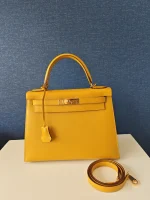 Hermes, Kelly, 28, Yellow, Like New - Image 4