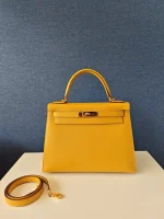 Hermes, Kelly, 28, Yellow, Like New - Image 5