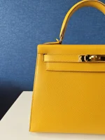 Hermes, Kelly, 28, Yellow, Like New - Image 11