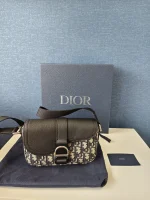 Dior, Dior Mini Saddle Heritage Messenger Bag with flap, Mini, Blue, New - Image 2