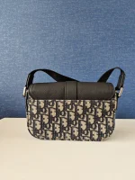 Dior, Dior Mini Saddle Heritage Messenger Bag with flap, Mini, Blue, New - Image 4
