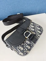Dior, Dior Mini Saddle Heritage Messenger Bag with flap, Mini, Blue, New - Image 8